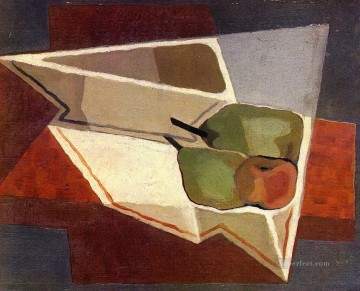 フアン・グリス Painting - フルーツとボウル 1926年 フアン・グリ